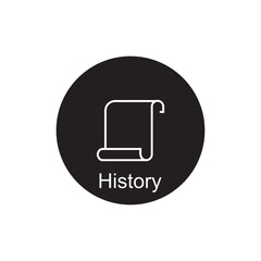 history icon vector