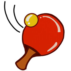 table tennis racket.