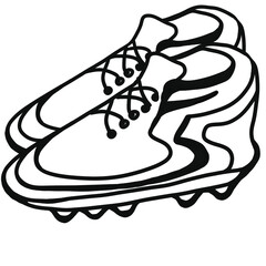 soccer shoes.