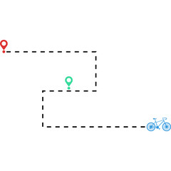 Bike Travel Route