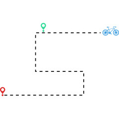 Bike Travel Route