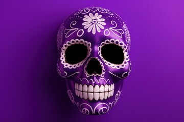 Fototapeta premium Happy Dia De Los Muertos Concept. Dia De Los Muertos Background. Dia De Los Muertos Theme. Generative Ai