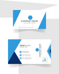Business Card with Template.	