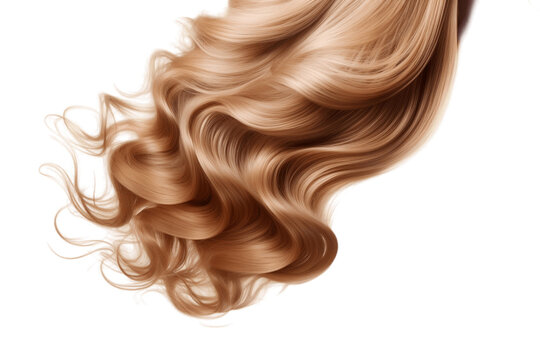 Hairstyling Isolated on transparent background, Generative Ai