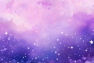  star sparkling purple  Watercolor Background