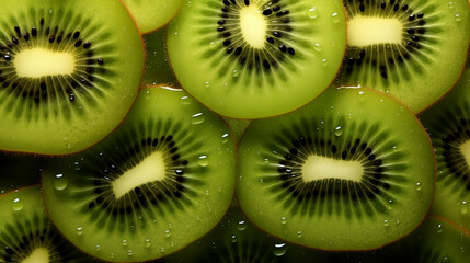 Kiwi sliced fruit