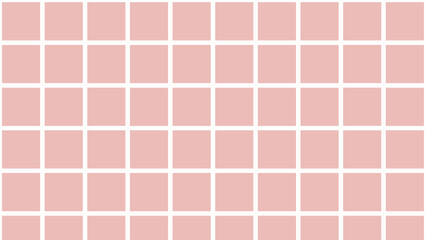 Pink background with white squares