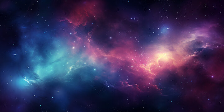 Weltall Landschaft KI