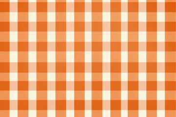orange gingham seamless pattern background 
