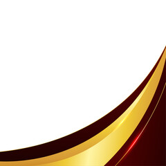 Vector red abstract modern waves template