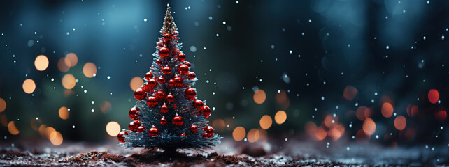 Fototapeta na wymiar Magnificent, beautiful winter Christmas and New Years background