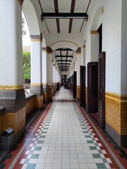 Hallway to a museum