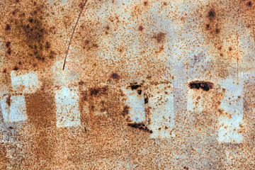 rusty metal background