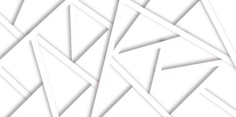 abstract white and white lines background.Creative and geometric shape with white luxury pattern and paper texture design in illustration with white line background.
