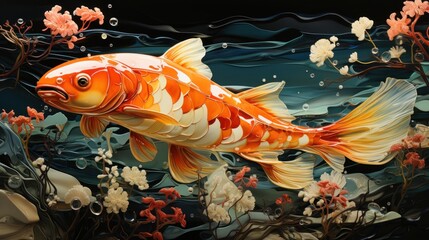 Marine life vs microplastic pollution: a visual narrative. 