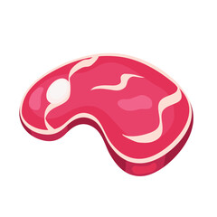 steak meat food art drawn