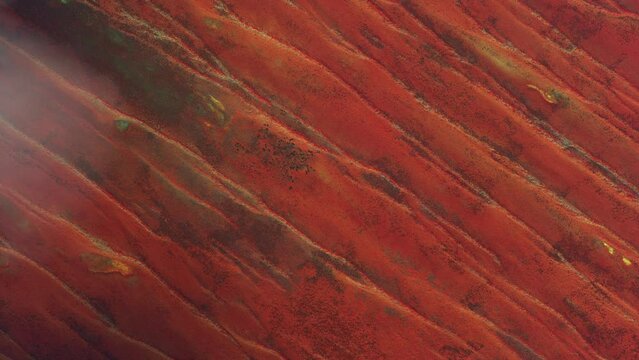 Aerial bird's eye view of the Simpson Desert Northern Territory. Australia