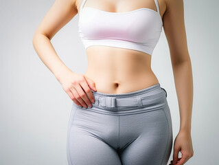 引き締まった女性のウエスト