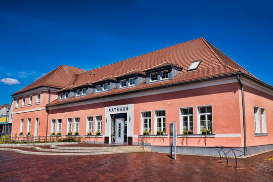 premnitz, deutschland - rotes rathaus