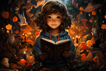This whimsical illustration of a children's story has a hidden message about social justice