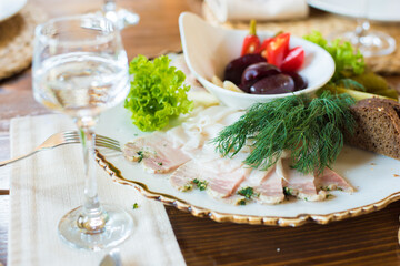 cold appetizer for vodka