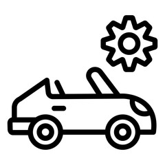 Car Service Vector Icon Design Illustration