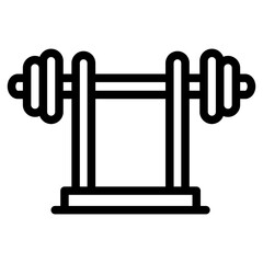 Weightlifting Vector Icon Design Illustration