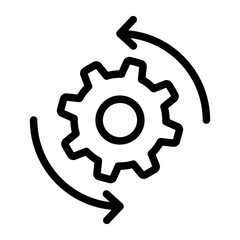 Agile Vector Icon Design Illustration