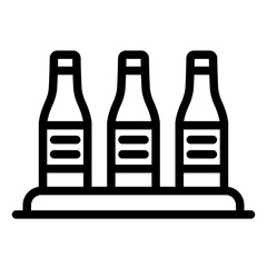 Wine Shelf Vector Icon Design Illustration