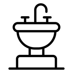 Sink Vector Icon Design Illustration