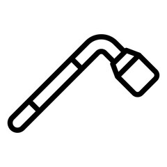 Allen Key Vector Icon Design Illustration