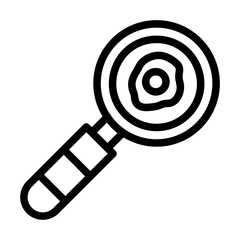 Frying Vector Icon Design Illustration