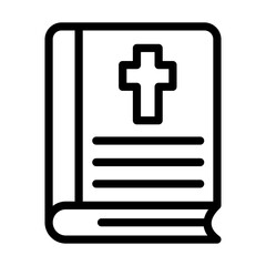 Bible Vector Icon Design Illustration