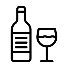 Champagne Vector Icon Design Illustration