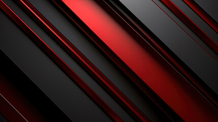 Obraz premium Few Lines of Distinct Layers Minimalist Style Black and Red Metallic Background