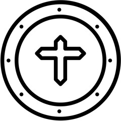 Obraz premium Shield Vector Icon Design Illustration