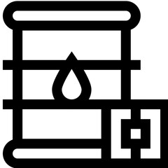 Barrel Chart Vector Icon Design Illustration