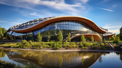 Obraz premium Kukunftsweisende Architektur
