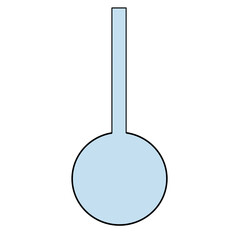 Chemical bottles  isolated on white