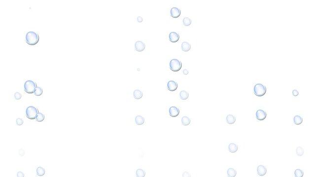 water bubbles background and 2d animation, bubble effect, circle, aqua
