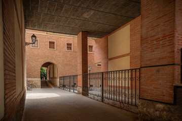 Valladolid ciudad histórica y monumental de la antigua europa .Buildings in the center of valladolid new profile of valladolid