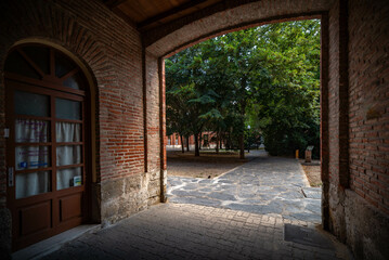 Valladolid ciudad histórica y monumental de la antigua europa .Buildings in the center of...