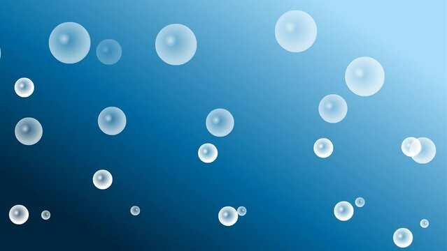 water bubbles background and 2d animation, bubble effect, circle, aqua