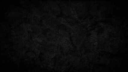 Obraz na płótnie Canvas Black wall texture rough background dark concrete floor or old grunge background with black, with space for your text