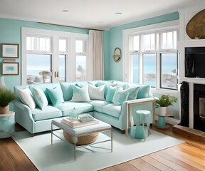 Fototapeta premium living room interior