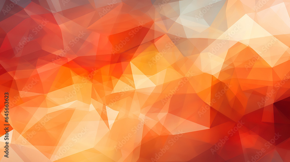 Poster abstract geometric design transparent bright background. generative ai