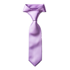 A top view of a purple tie on a transparent background