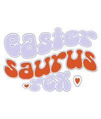 Retro Easter Craft Design. T-shirt Design. Illustration