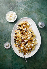 Couscous with cranberry and Feta cheese