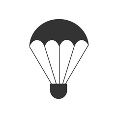 Hot Air Balloon icon. Vector ilustration.
